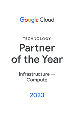 2023年基础设施计算年度谷歌云技术合作伙伴奖
