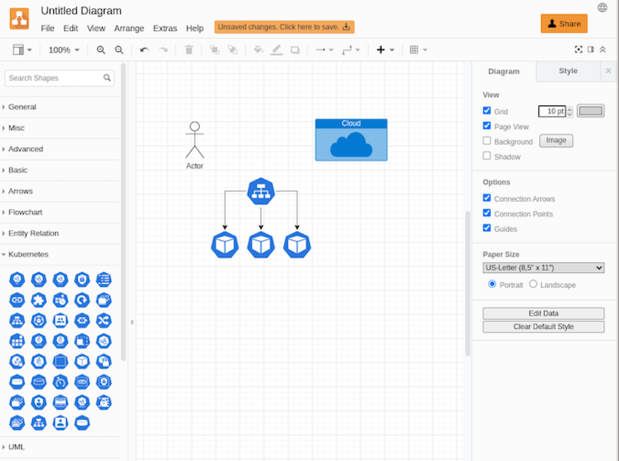 Paper.io 2 icon in Cloud Style