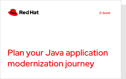 Imagen de portada del ebook Planifique el proceso de modernización de las aplicaciones Java