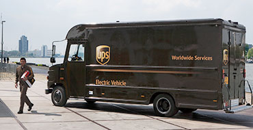 UPS truck image