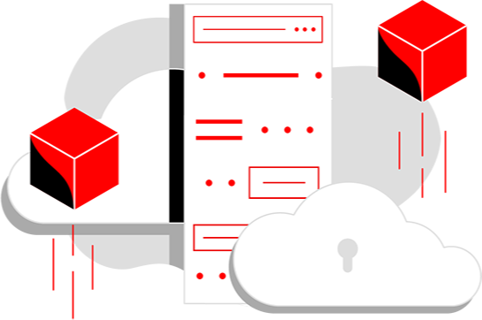 cloud server illustration