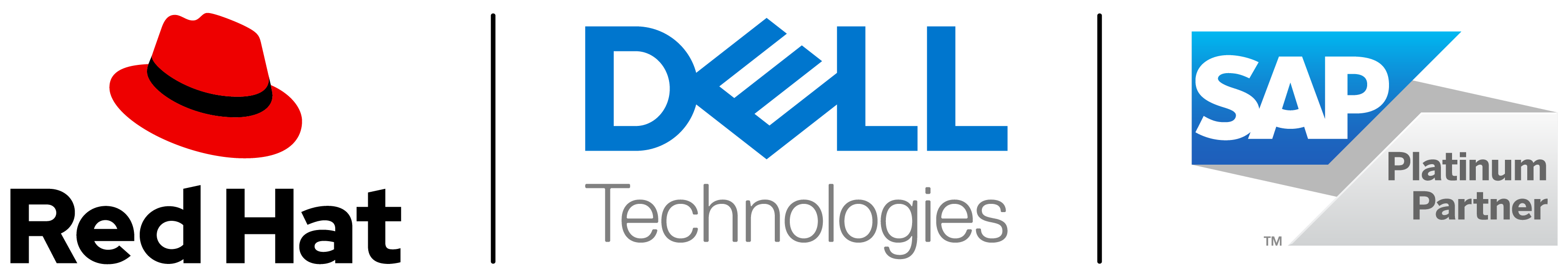 Red Hat | Dell Technologies | SAP logo