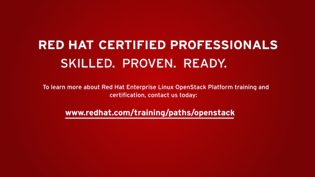 Red Hat Certified System Administrator in Red Hat OpenStack