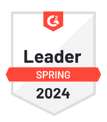 G2 Leader Spring 2024 award badge