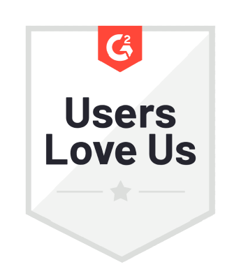 G2 Users Love Us award badge