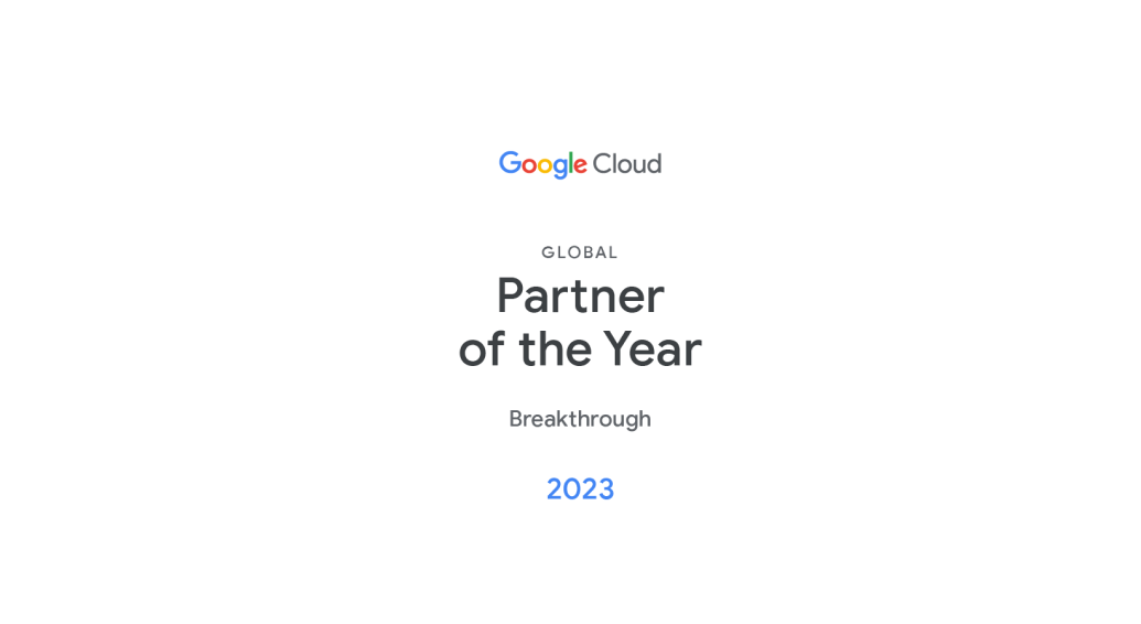 Google Cloud Partner of the Year