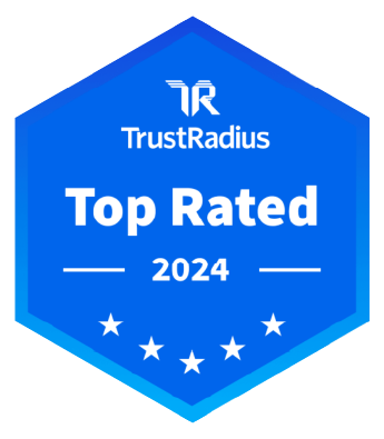 TrustRadius Top Rated 2024 award badge