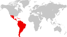 Mapa Latinoamerica