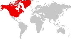 Mapa Norteamerica