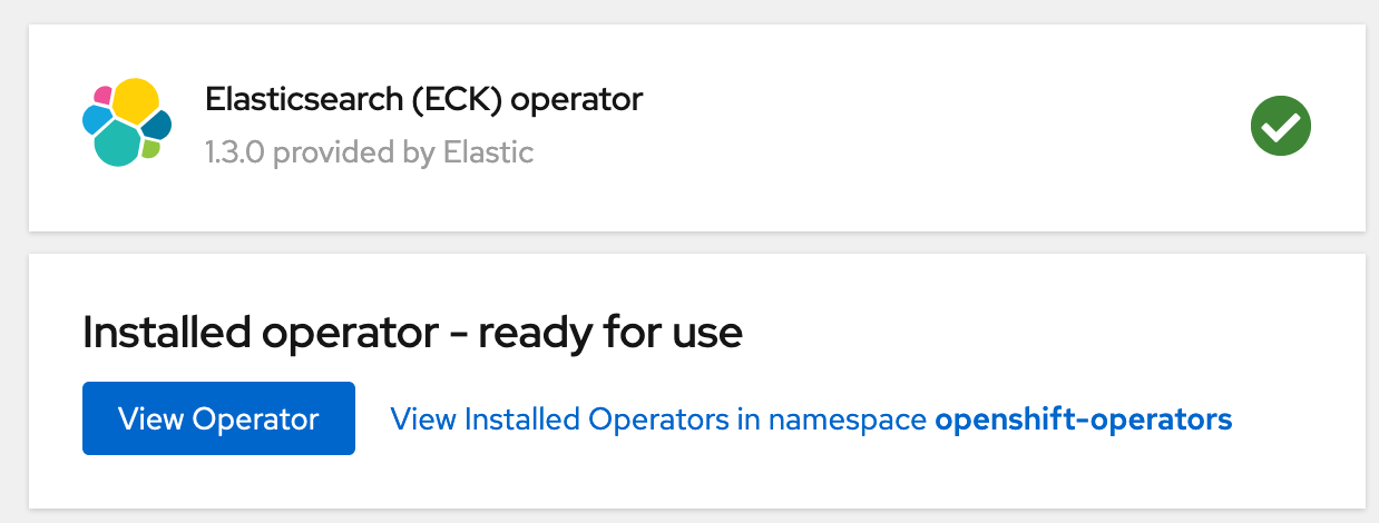 Run Elastic Cloud on Kubernetes on Red Hat OpenShift