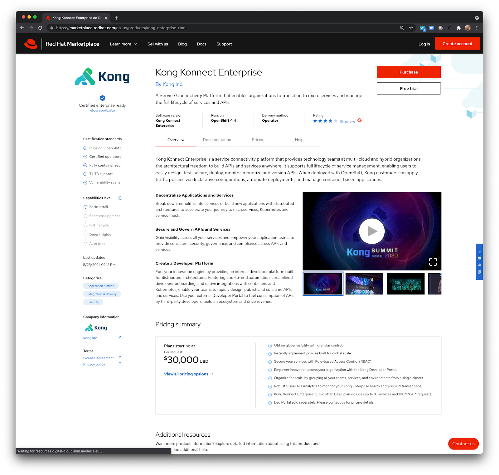 Kong Mesh 2.2.0 on Red Hat OpenShift: How to Get Started