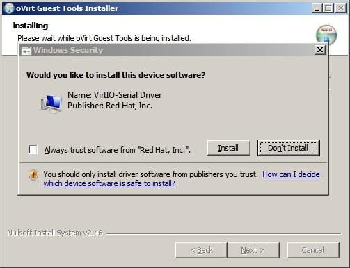 How to Install oVirt's Windows Guest Tools