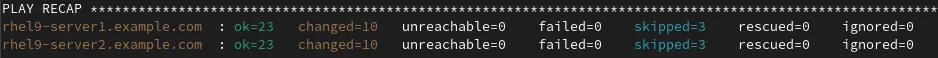 Verify there are no failed tasks.