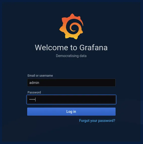 RHEL metrics system role fig 4 grafana login