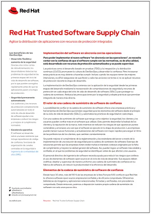 Red Hat Trusted Software Supply Chain