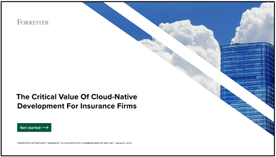 The critical value of cloud-native development for insurance firms