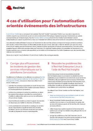 4 cas d'utilisation pour l'automatisation orientée événements des infrastructures