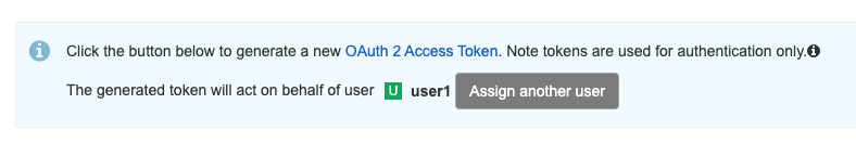 Screenshot of API token ownership transfer 