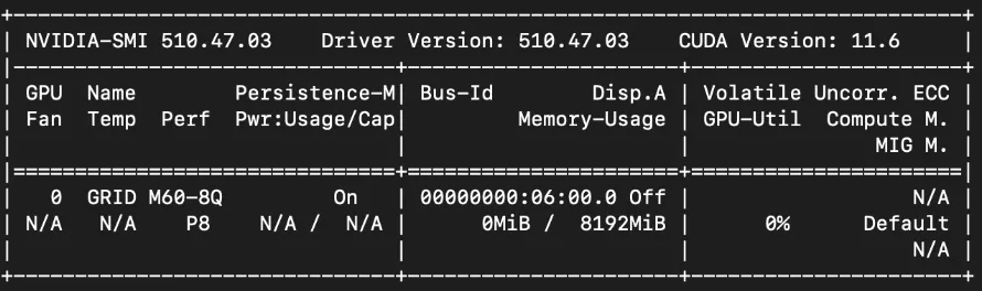 NVIDIA smi