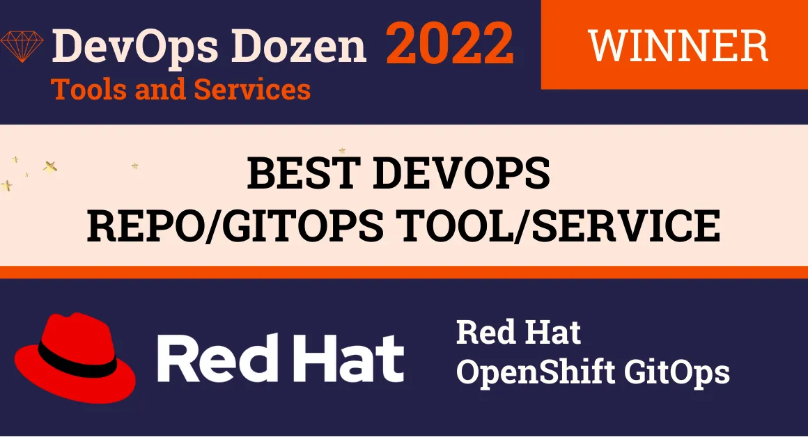 Award banner for Red Hat OpenShift GitOps