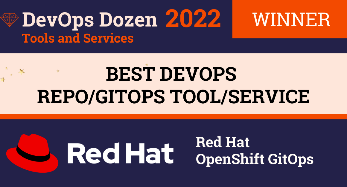 Award banner for Red Hat OpenShift GitOps