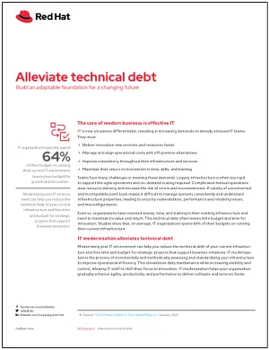 Alleviate technical debt