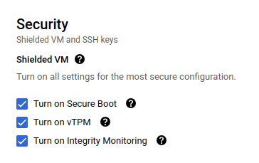 Google Cloud supports Secure Boot with Shielded VMs