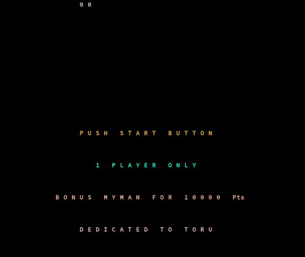 Pacman Game Over Space To Restart GIF