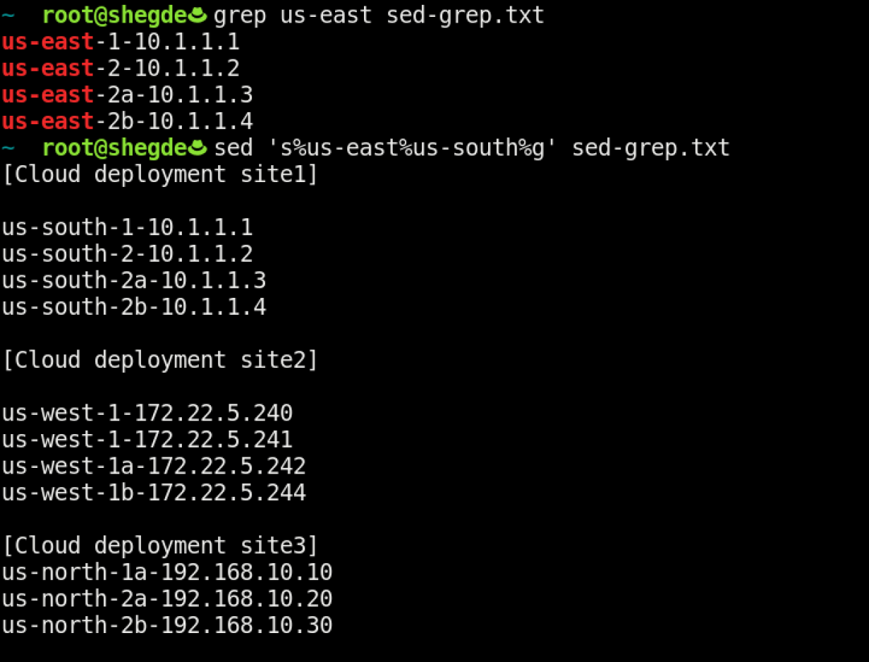 Manipulating text with sed and grep | Enable Sysadmin