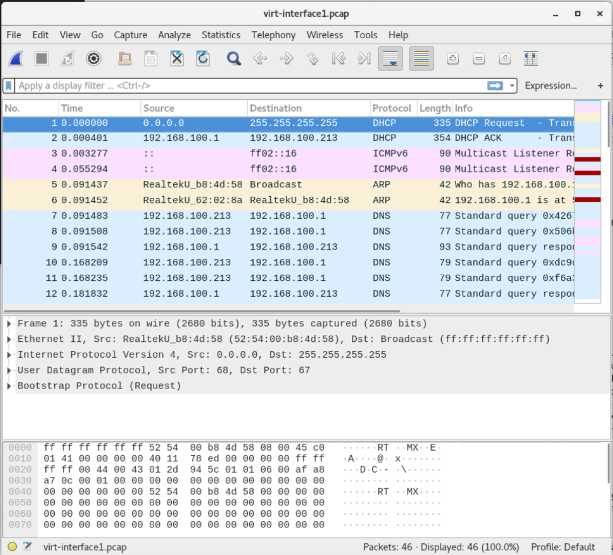 how large is a wireshark packet capture